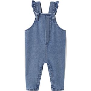 Denim - Babytuinbroek - Ruches - 100% Katoen