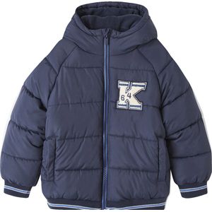 Donsjas - College-Stijl - Groen - Gerecycled Polyester - Capuchon