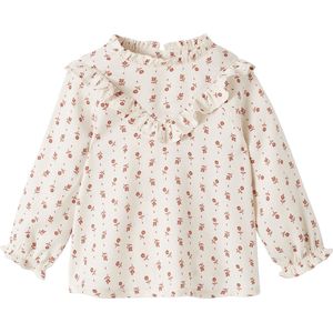 Blouse - Gebloemd - 100% Viscose - Wijde Pasvorm