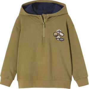 Vertbaudet - Jongenssweater - Kleur - Materiaal - Capuchon met Badges