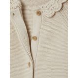 Boxpakje - Ecru - Gebreid - Met Gehaakte Kraag - Katoen