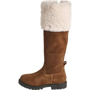 Vertbaudet Gevoerde leren ruiterlaazen met rits meisjes