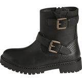 Vertbaudet Leren meisjeslaarzen met riempjes en rits