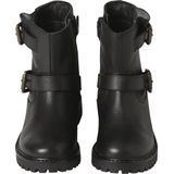 Vertbaudet Leren meisjeslaarzen met riempjes en rits