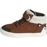 Vertbaudet - Hoge Sneakers - Leer - Blauw - Synthetisch