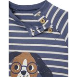 Gestreepte Babysweater - Katoen - Ronde Hals - Lange Mouwen