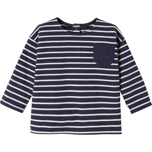 Gestreept T-shirt - Blauw - Baby - Lange Mouwen