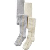 Vertbaudet - Set van 2 - Maillots - Multicolor - 73% Katoen, 21% Polyamide, 3% Metallic Vezels, 3% Elastaan