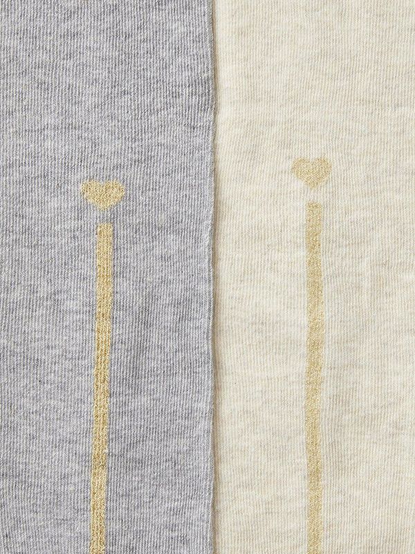 Vertbaudet - Set van 2 - Maillots - Multicolor - 73% Katoen, 21% Polyamide, 3% Metallic Vezels, 3% Elastaan