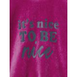 Vertbaudet Fluwelen gladde meisjessweater