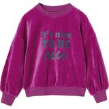 Vertbaudet Fluwelen gladde meisjessweater