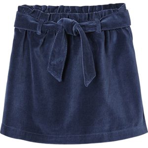 Vertbaudet - Fluwelen Paperbag Meisjesrok - Roze - 100% Acryl