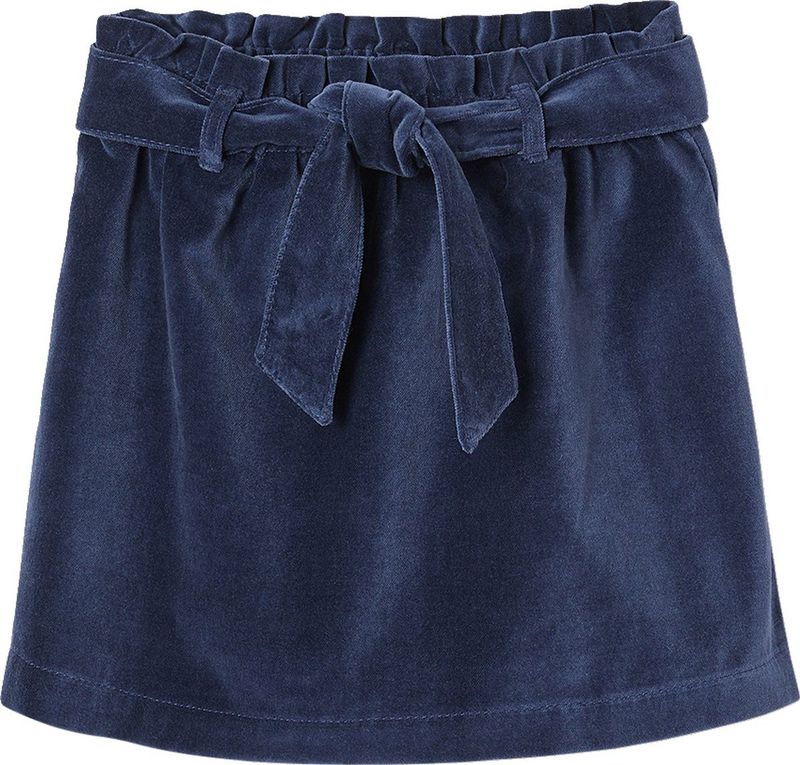 Vertbaudet - Fluwelen Paperbag Meisjesrok - Roze - 100% Acryl