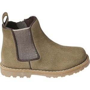 Vertbaudet Leren laarzen met rits en elastiek voor baby