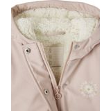 Vertbaudet Regenjas voor meisjes met capuchon en sherpa voering