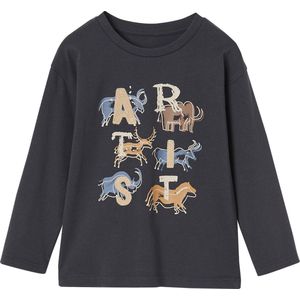 Fantasie T-shirt - Prehistorische Dierenprint - Katoen - Jongens