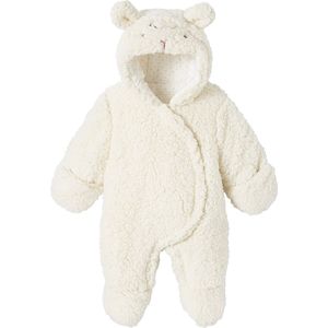 Vertbaudet - Babypakje - Imitatiebont - Schaapmotief - Gevoerde Capuchon