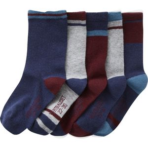 Sokken - Set van 5 Paar - Colorblock - Gemixte Kleuren - Zacht Tricot