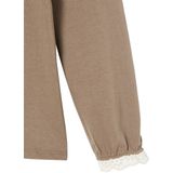 Vertbaudet - Omkeerbaar - Zwangerschapsshirt - Taupe - 63% Polyester, 33% Viscos