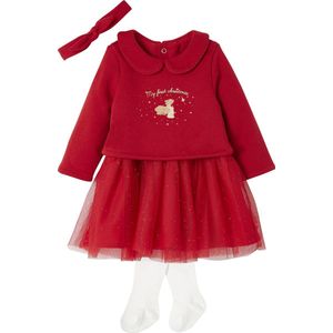 Kerstset - Rood - Jurk - Hoofdband - Maillot