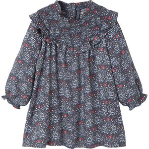 Babyjurkje - Leiblauw - Met Smokwerk en Ruches