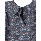 Blouse - Bloemen - 100% Viscose - Claudinekraag - Lange Mouwen