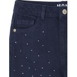 Vertbaudet - Mom-broek - Broek - 100% Katoen - Strass en Taps Toelopende Pijpen