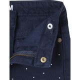 Vertbaudet - Mom-broek - Broek - 100% Katoen - Strass en Taps Toelopende Pijpen