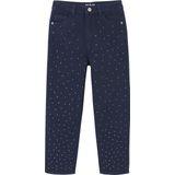 Vertbaudet - Mom-broek - Broek - 100% Katoen - Strass en Taps Toelopende Pijpen