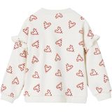 Vertbaudet - Kersttrui - Meisjes - Met Glitterhartjes en Ruches