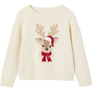 Vertbaudet - Kerstcadeauverpakking - Jacquard Trui - Meisjes - Met 2 Scrunchies