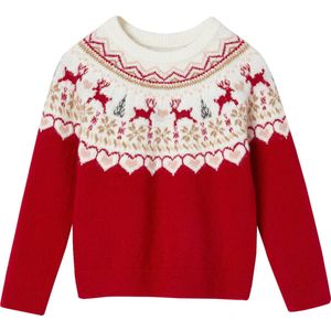 Vertbaudet Jacquard meisjestrui voor de kerst