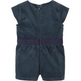Gladde - Fluwelen Babyjumpsuit - Smaragdgroen