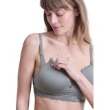 Vertbaudet - Gewatteerde Voedingsbeha - Naadloos - Zwart - Beugelloos, Mousse Cups, Verstelbare Schouderbandjes