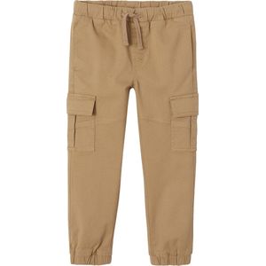 Battle - Jongensbroek - Antraciet - 97% Katoen, 3% Elastaan, Elastische Tailleband, Meerdere Zakken