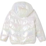 Iriserend - Donsjack - Ecru - Lichtgewicht - Waterafstotend, Gerecycleerde Polyester Vulling