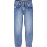 MorphologiK - Rechte Jeans - Donkerblauw - Katoen - Meisjes