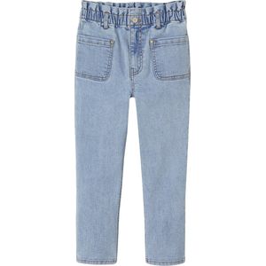 Vertbaudet Onverwoestbare jeans in paperbagstijl voor meisjes