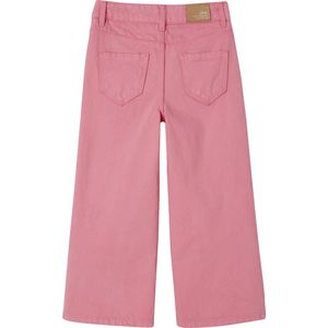 Wijde Meisjesbroek - Oudroze - Jeans