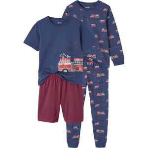 Vertbaudet - Set Pyjama + Pyjashort - Multicolor - 100% Katoen