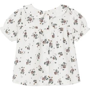 Vertbaudet Gebloemd babyshirt met korte mouwen