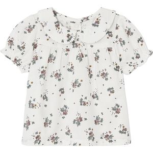 Vertbaudet Gebloemd babyshirt met korte mouwen