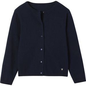 Vertbaudet Meisjesvest Basics van fijn breisel