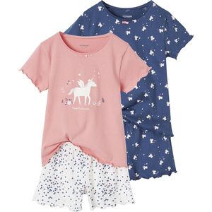 GOSO Pyjama voor meisjes 8-9 9-10 11-12 12-13 14 jaar print lange mouwen casual nachtkleding tops & broek cadeau voor kinderen, Beige#1, 12 jaar