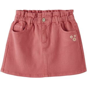 Strokenrok - Gekleurd - Canvas - Geborduurde Bloemen