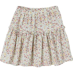 Strokenrok - Bloemetjesmotief - Katoen - Elastische Taille