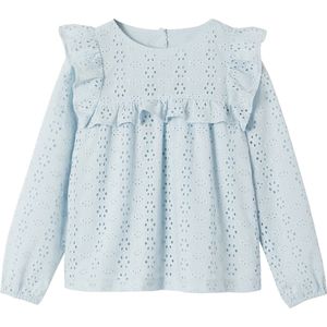 Blouse - Engels Borduurwerk - Wit - Katoen