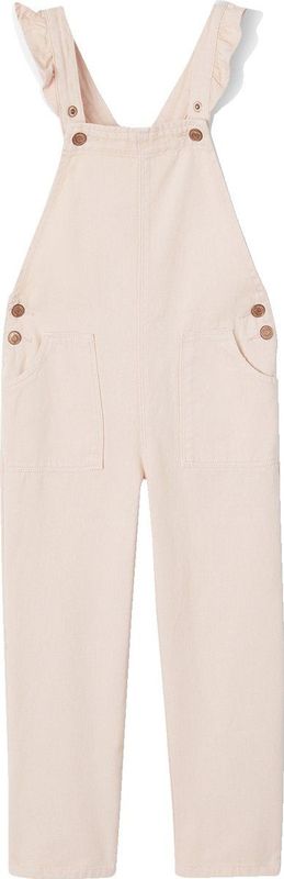 Meisjestuinbroek - Rozen - Met Ruches op de Bretels