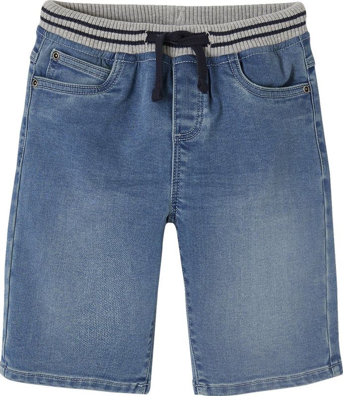 Bermuda - Denim-effect - Jongens - Molton - Double Stone