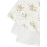 Jerseyjurken - Bloemenprint - Satijn Katoen - Mouwloos - Geschulpte Afwerking